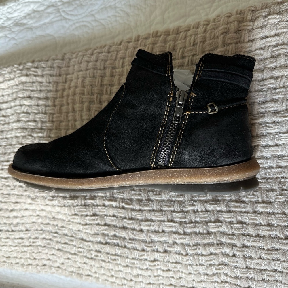 Born Black Ankle Boots - Picture 12 of 15